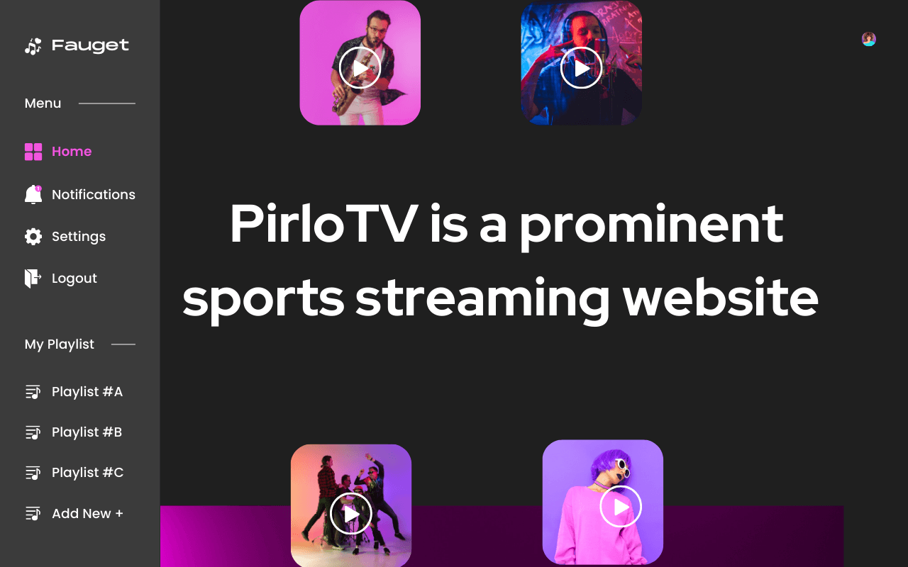 PirloTV is a prominent sports streaming website